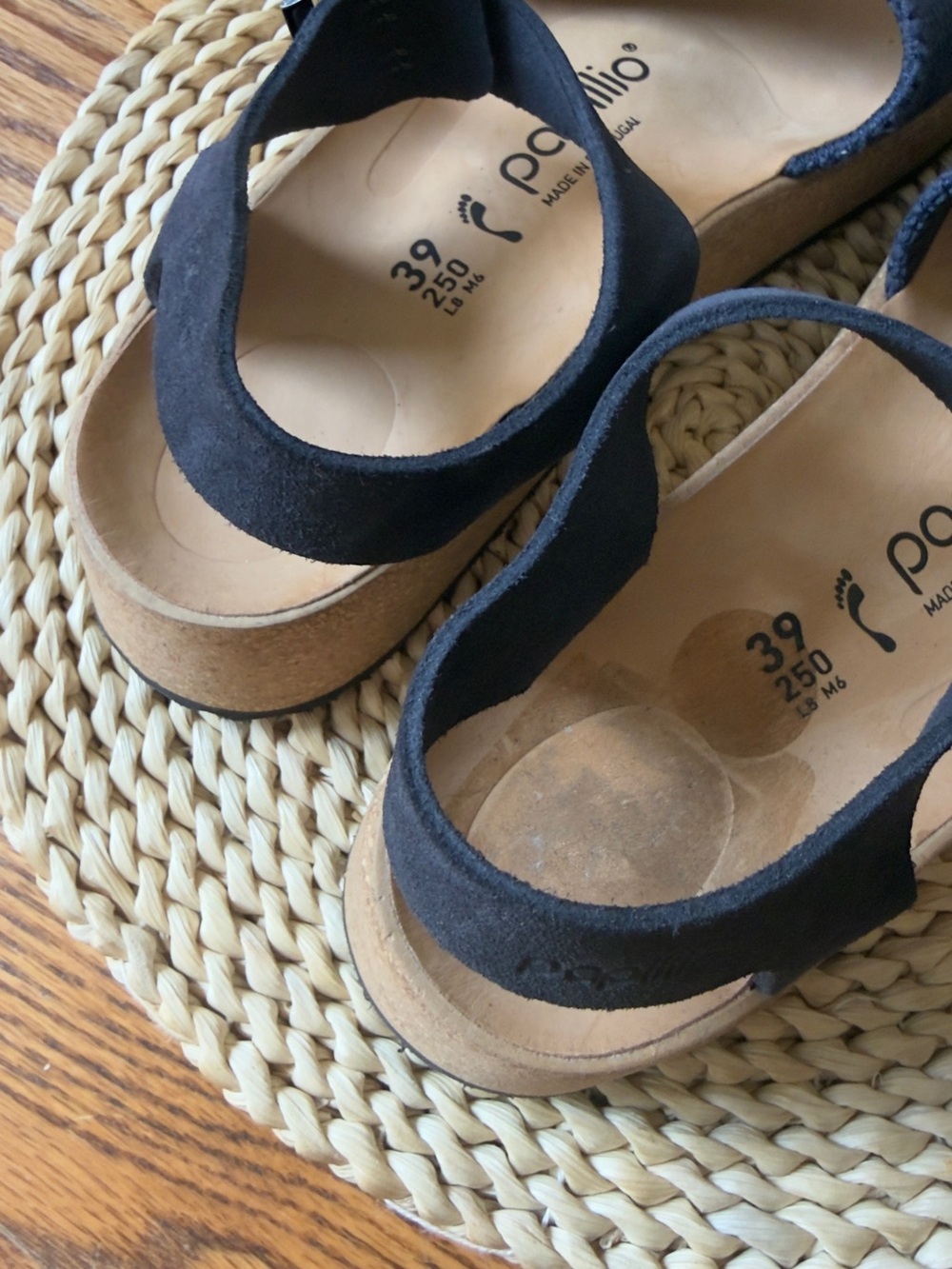 Papillio Navy Ankle-Strap Platform Sandals 8 - Picture 5 of 9